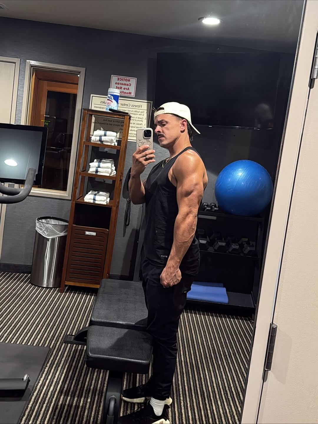 Kadin Kerns in the gym